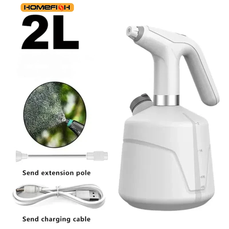 2L Electric Plant Spray Bottle Automatic Watering Fogger USB Sanitizing Sprayer