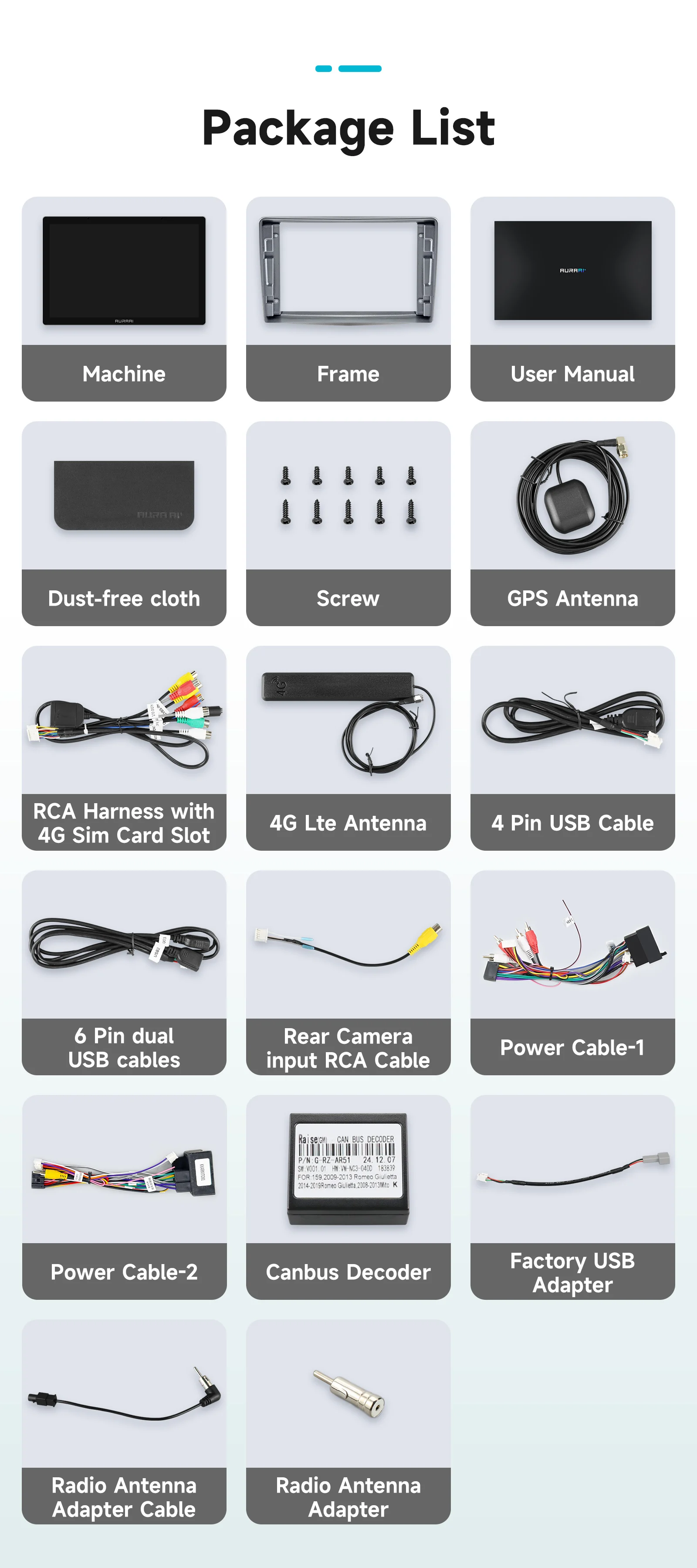 AURAAI ADAS Autoradio für Alfa Romeo Mito 955 2008-2016 GPS Wireless CarPlay Android Auto Radio Multimedia Smart Driving 7870 – Detail 38