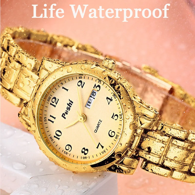 Luxury Women Watch Light-luxury Ladies Fashion Quartz Watch Stainless Steel Business Female Clock Leisure Bracelet Wristwatch 5