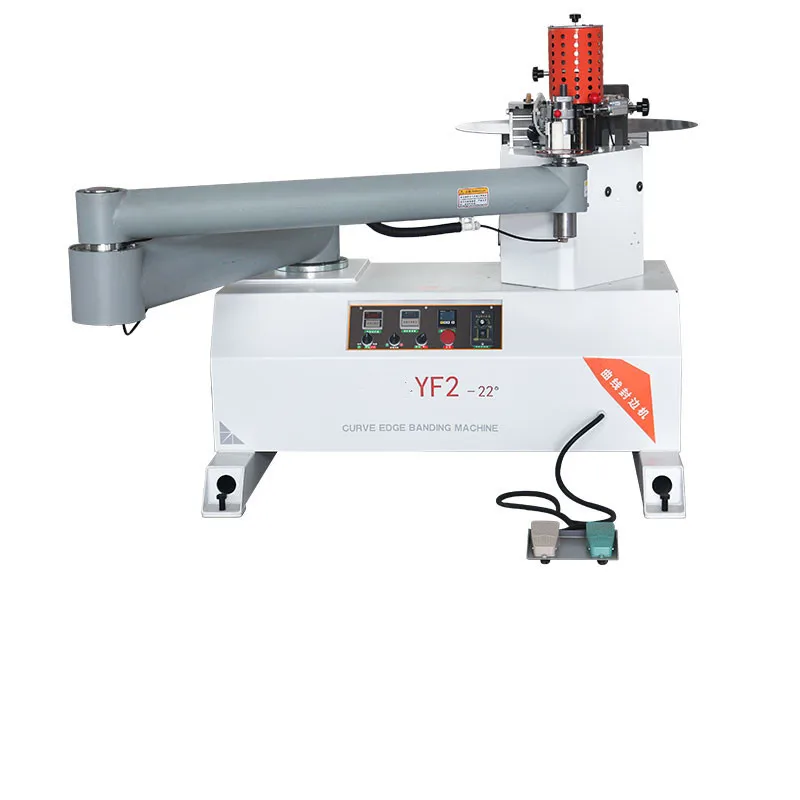 Curve Edge Banding Machine YF2 Special-shaped Large Plate Overlapping Arm Cabinet Door Plate Glue Pot Special-shaped