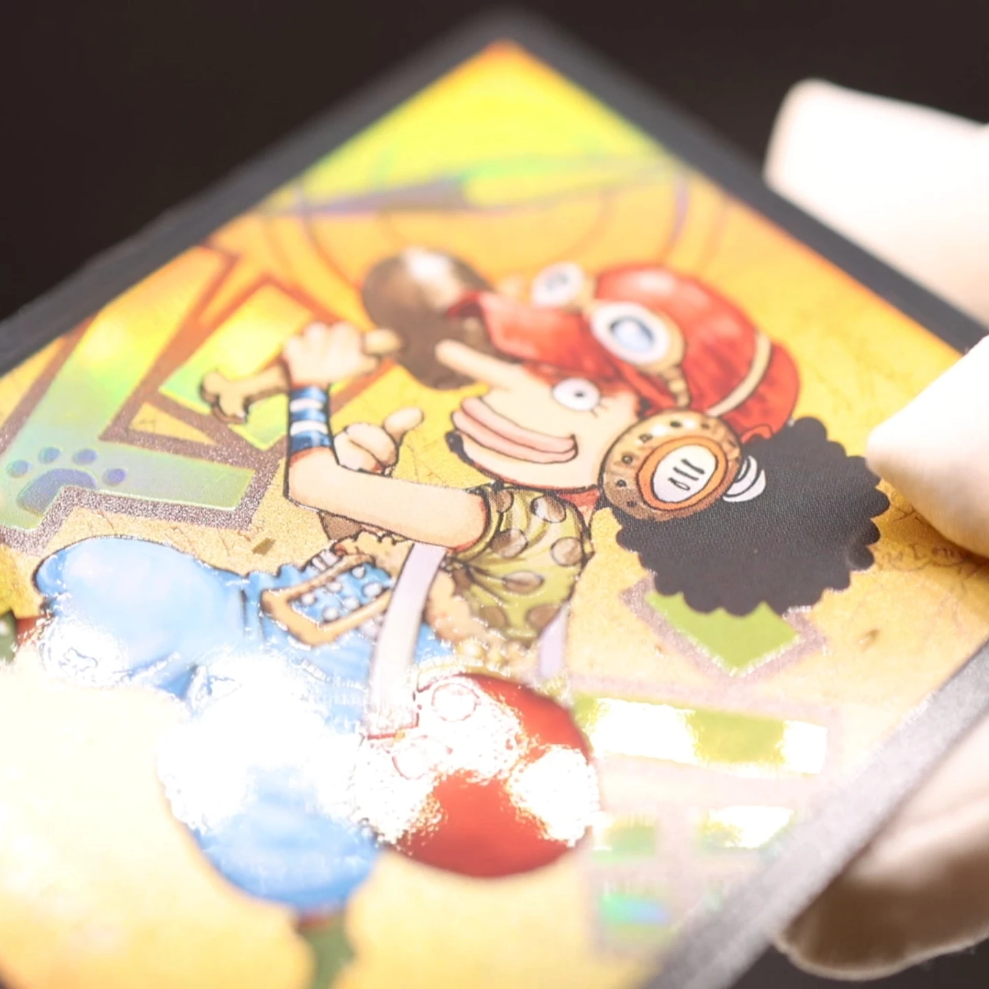 OPCG One Piece X Kumamon Englische DON-Karte 3D-Texturierte Strohhut-Team Luffy Zoro Nami Chopper Robin Anime Sammelkarten TCG – Detail 10