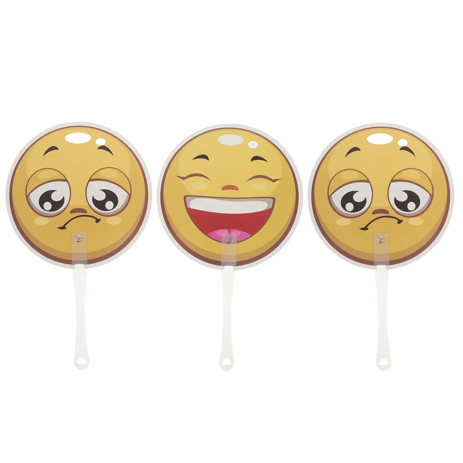 교실 투표용 양면 표정 표시판 3개, 답변 표시판, 교육 자료, 학교 활동 도구