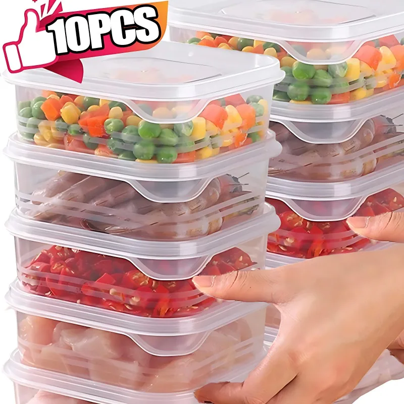 Frozen Meat Preservation Box Refrigerator Food Retain Freshness Transparent Storage Jar Home Kitchen Vegetable Storage Organizer kitchen storage box food storage container food storage box