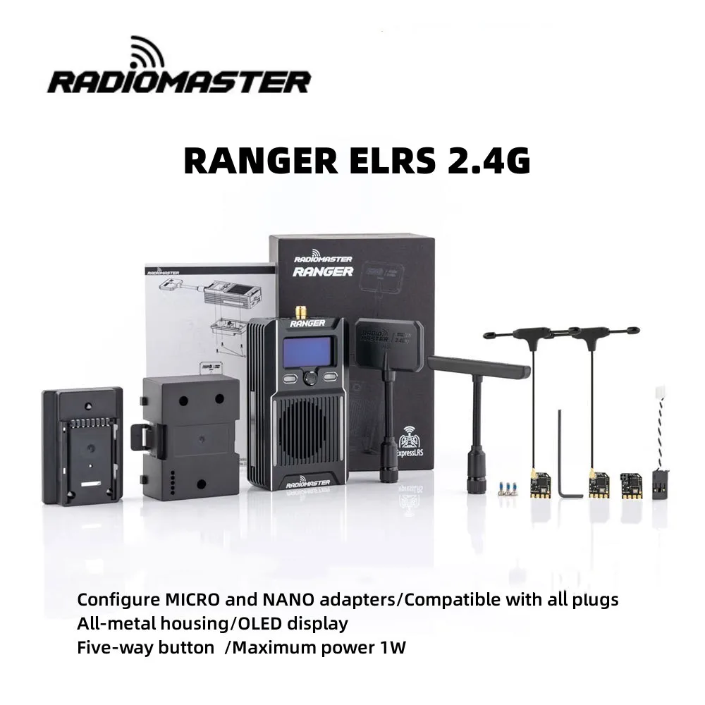 RadioMaster RANGER ELRS High-Frequency Head Faraway Crossing Machine Remote Control TX16S/ZORRO Applicable 2