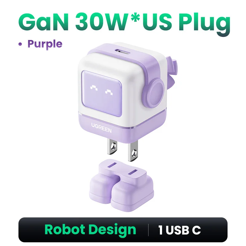 US Plug 30W Purple