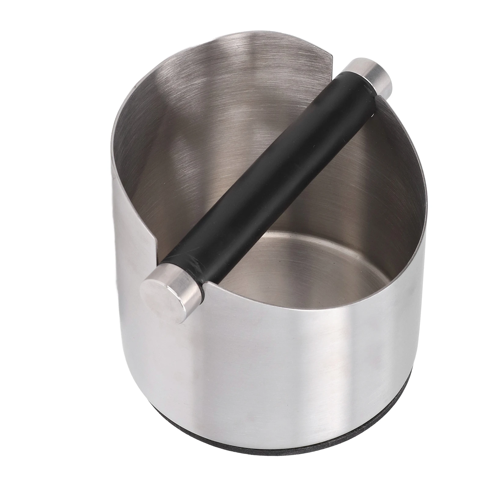 Boîte à Marc De Café En Acier Inoxydable Avec Caoutchouc - Knock Box Compacte Pour Machine à Café Maison Et Bar (Couleur 1