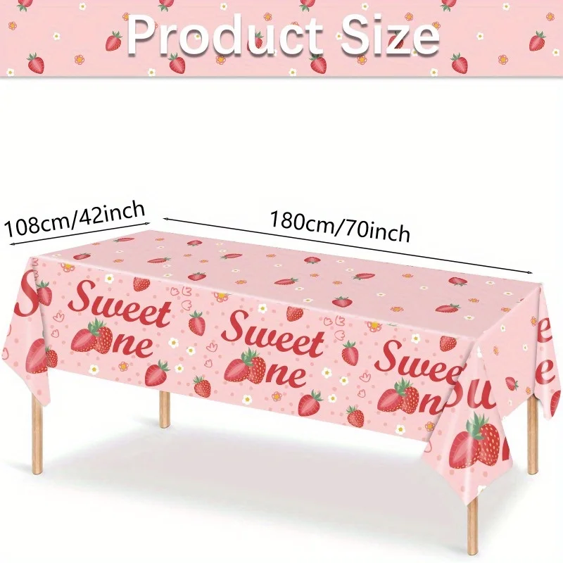 Description Picture 5 of itemStrawberry party plate cup napkin Strawberry Balloon kids Strawberry party Birthday Decoration Baby Shower wedding decor Balloon