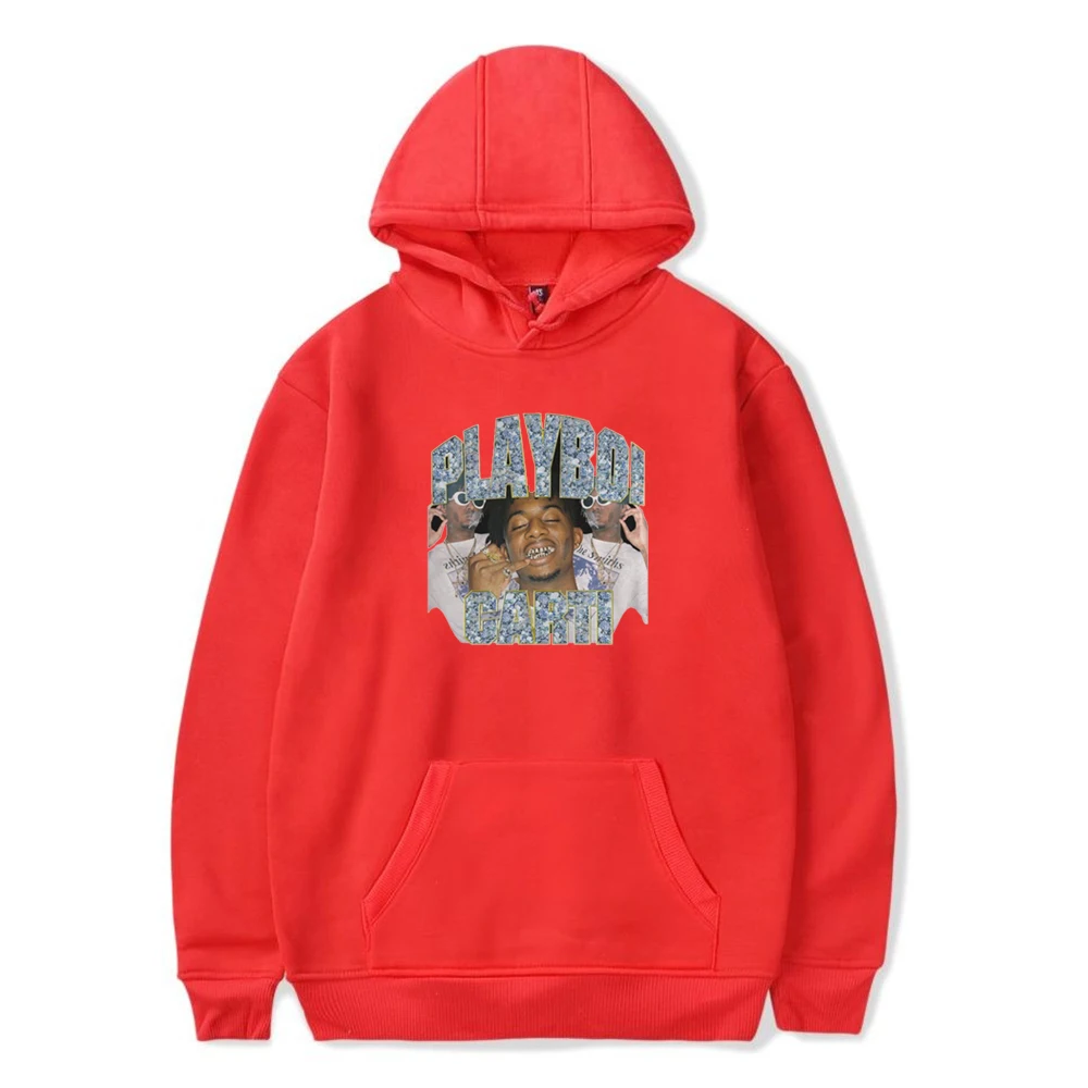 Sweatshirt For Guys Long Sleeve Women Mens Good Quality Printed Playboi Carti Hoodie Plus Size Playboi Carti Clothes