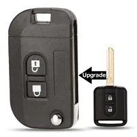 Jingyuqin อัพเกรด Key Case สําหรับ NISSAN Cabstar F24M Micra K12 NAVARA D40M หมายเหตุ E11 NV200 M20M Patrol Y61 Qashqai J10