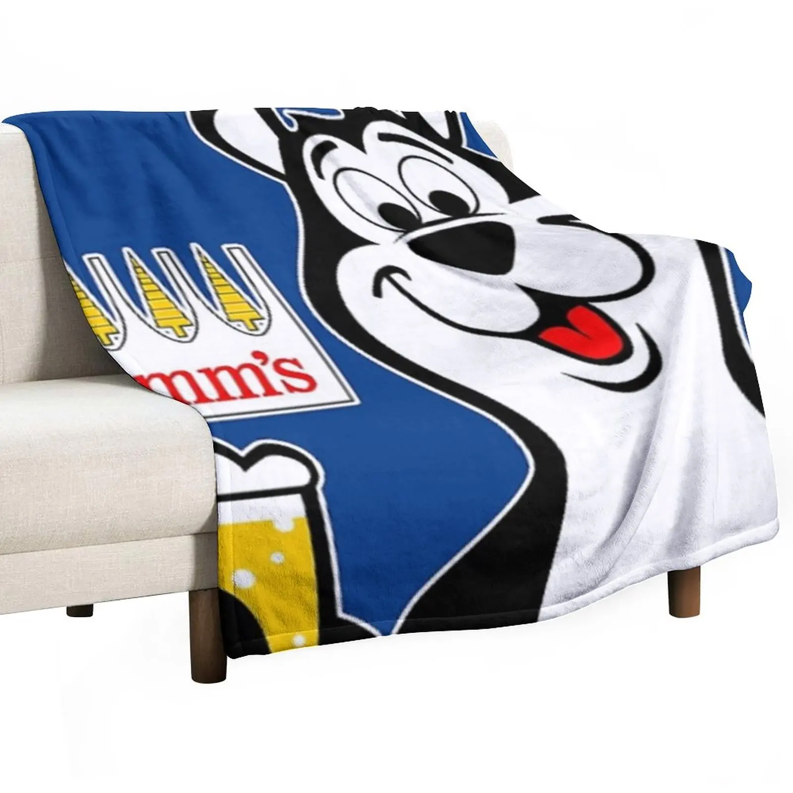 

HAMM'S 8 Throw Blanket Hair Blanket Sofa Blankets Retro Blankets Flannel Blanket