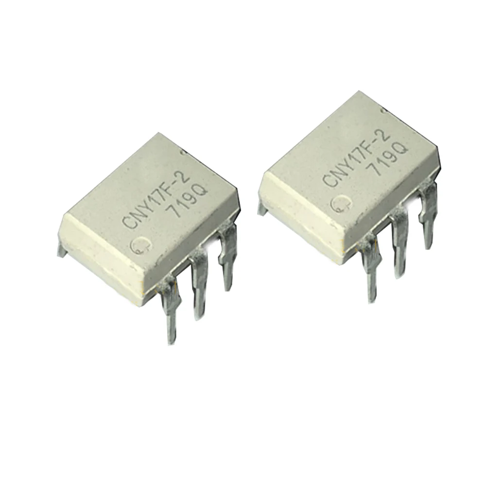 

10 PCS CNY17F-2 DIP-6 6-Pin Optocouplers for Power Supply Applications Chip IC