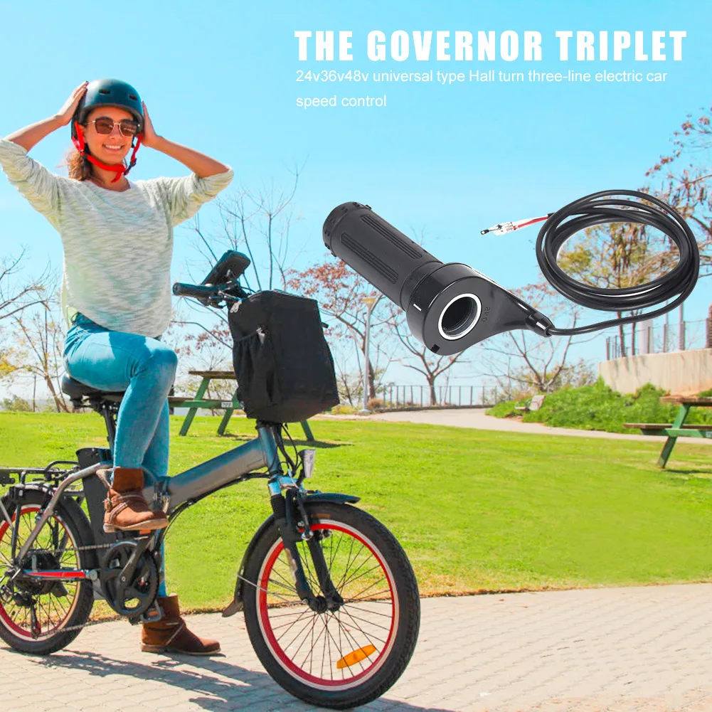 24V 36V 48V 3 Wire Hand Grip Speed Governor Electric Vehicle Turn Accelerator