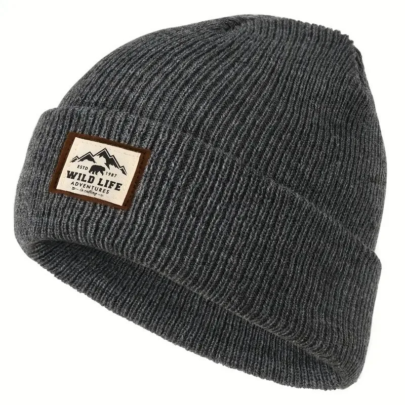 Knitted Beanie for Men Women Winter