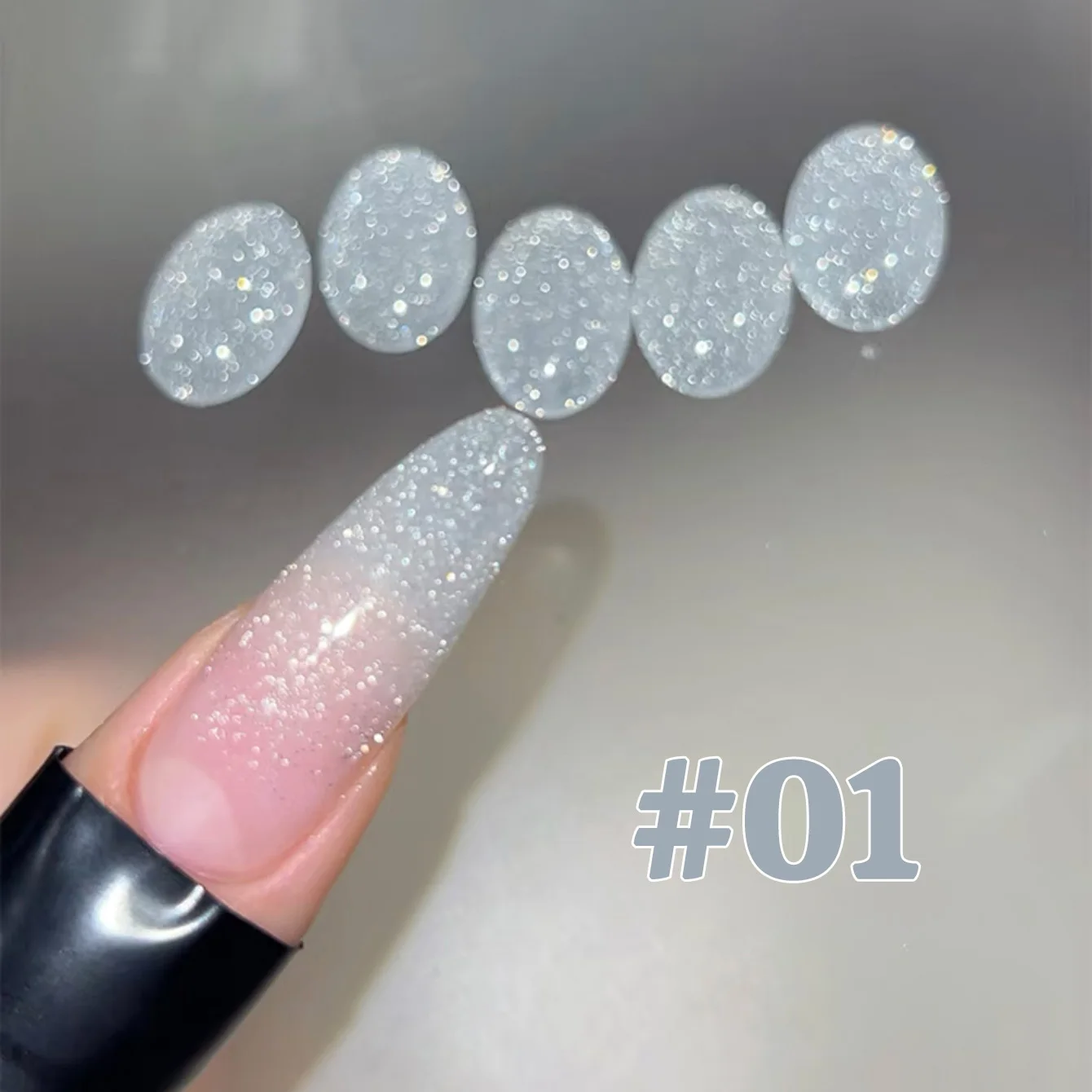 Shimmering 2025 Acrylic Nail Sparkle