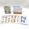 English 26 Letters Alphabet Phonics Pocket Flash Cards Early Educational Learning English Word Toys 5