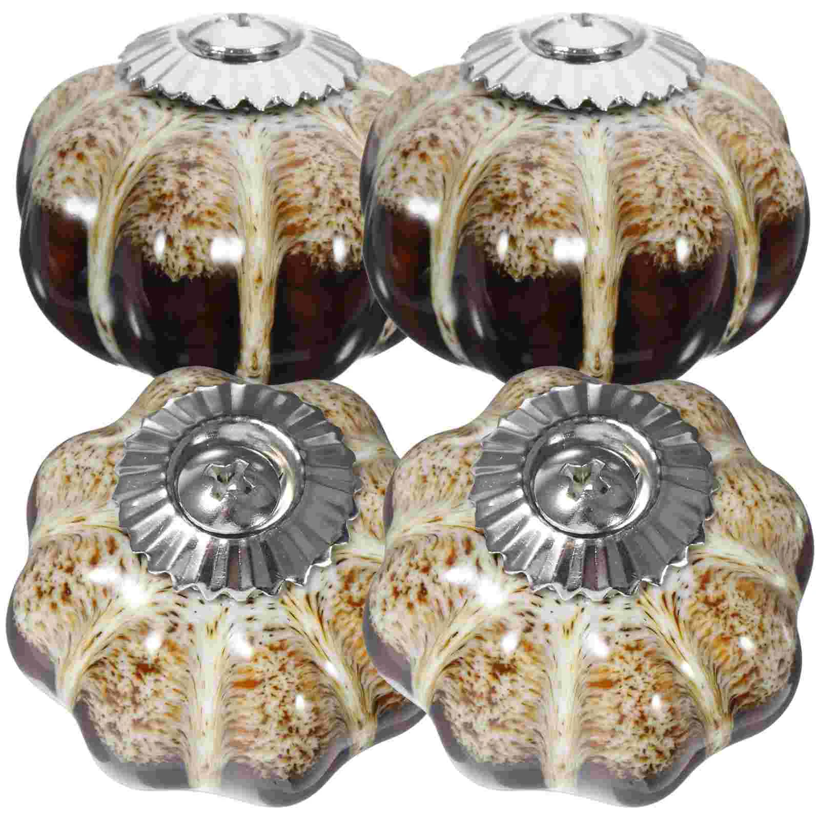 

4pcs Cabinet Knobs Small Drawer Wardrobe Pulls Modern Dresser Pulls Decorative Furniture Handles