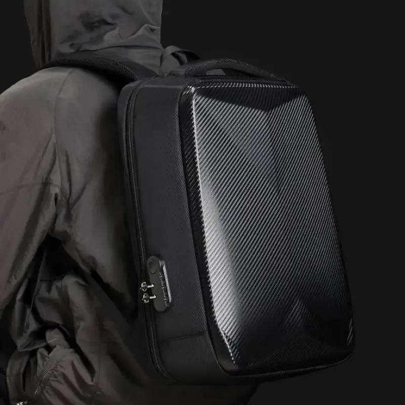New Multi-functional Anti-theft Backpack Men's Casual Waterproof Large Capacity Travel Bag Usb Hard Shell Student Computer Bag 2