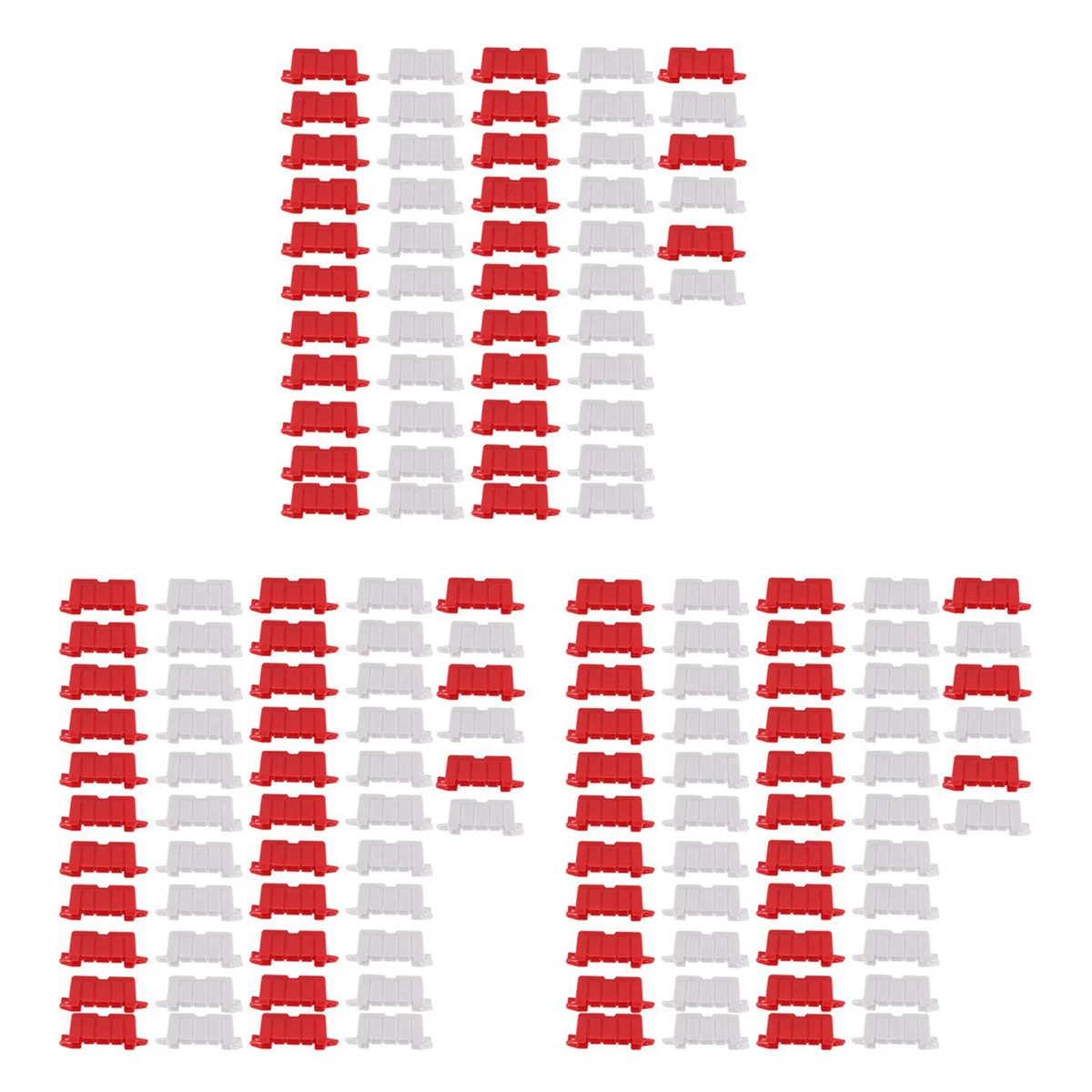 BAAU 150Pcs RC Car Drift Racing Track Road Barrier Traffic Fence for 1/16 1/18 1/28 RC Truck DIY Parts