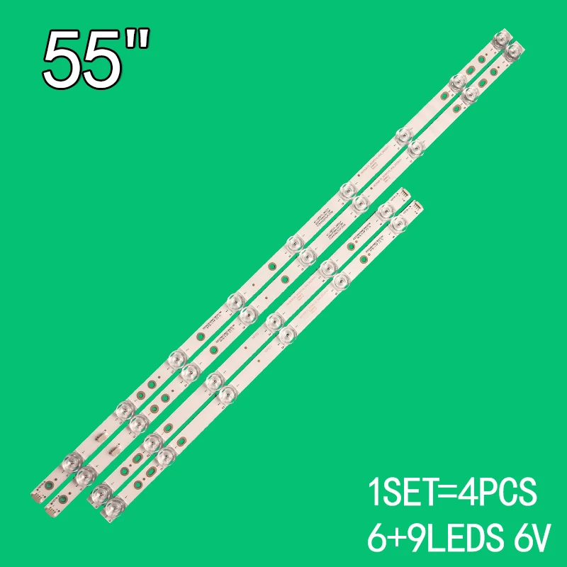 LED backlight for 55HR330M15A0 V1 4C-LB5515-HR04J  55p725 55S446 55F9 55F8 55S435 55S431 55P615 4C-LB5515-ZM03J HR06J HR03J