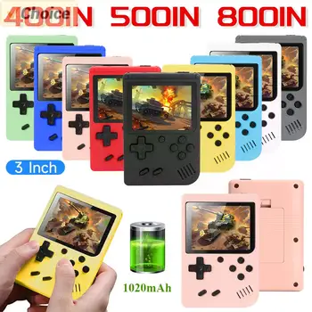 400/500/800 IN 1 Console per videogiochi Retro portatile Mini gioco portatile 3.0 pollici tasca a colori TV Console di gioco lettore portatile regalo