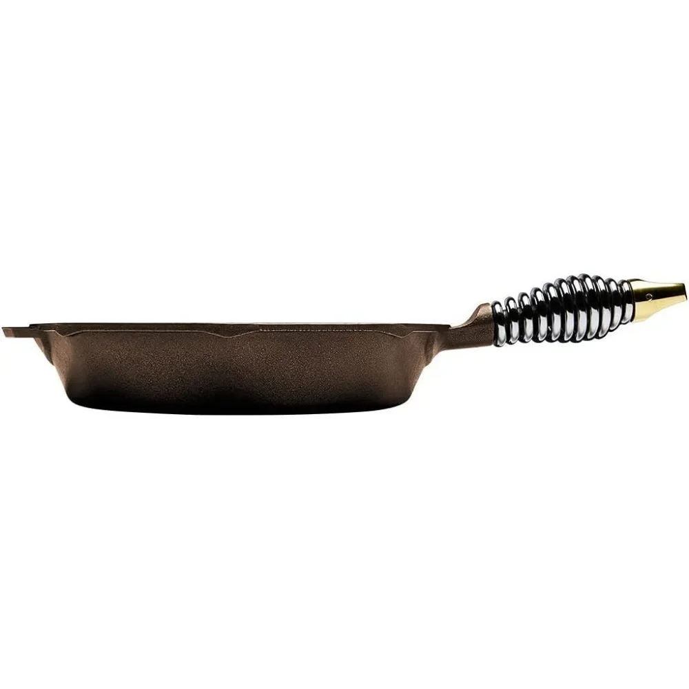 Kitchen cookware frying pan, modern design style, very suitable for home, commercial use size 18.31 x 11.1 x 3.5 inches 2