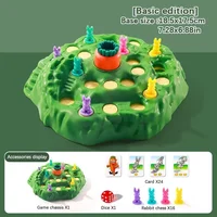 Funny Bunny Game, Tortoise Bunny Trap Competitive Board Game Interactive Educational Multiplayer Hare Trap Game Family Game 1