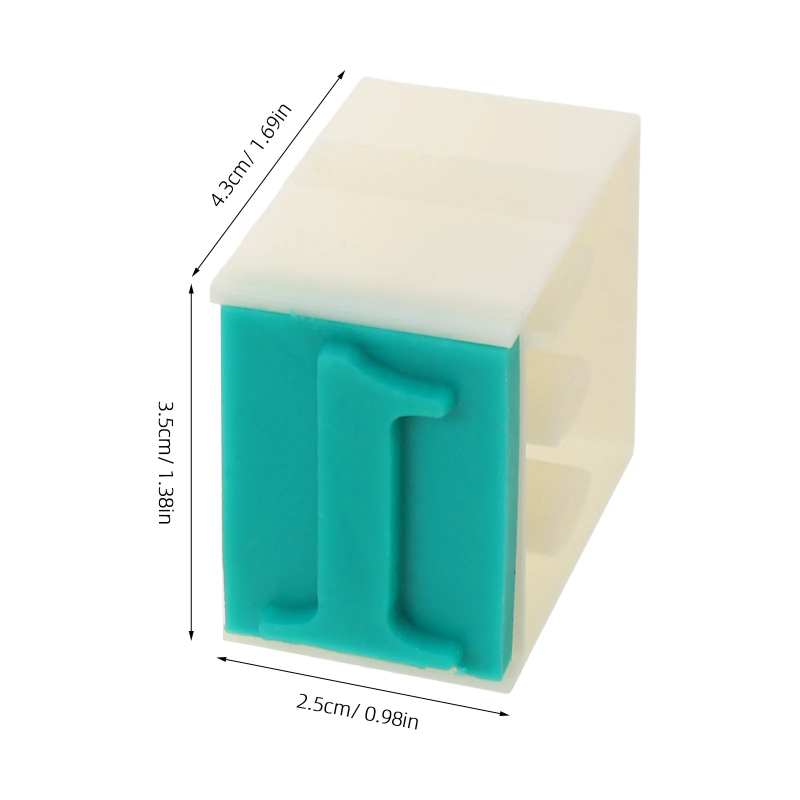 1 세트 번호 고무 스탬프 세트 비즈니스 날짜 스탬프를 위한 인체공학적 편안한 그립 교실 교사 DIY 공예 스크랩북킹