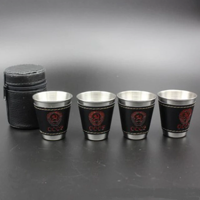 whiskey liquor cups espresso shot cups Stainless Steel Portable Outdoor