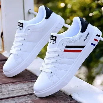 Men’s Casual Sneakers – Lightweight PU Leather Sports Shoes 1