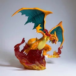Anime Digimon Adventure Charizard PVC Figure - Collectible Desktop Statue Toy Gift (Charizard)