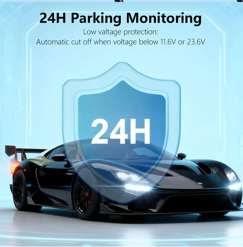 OBD-Hardwire-Kit Typ C-Anschluss/Micro-USB-Anschluss/Mini-USB für kompatibel mit 98 % des Auto-Dash-Cam-Kabel-Ladegeräts, 24-Stunden-Parkmonitors – Detail 11