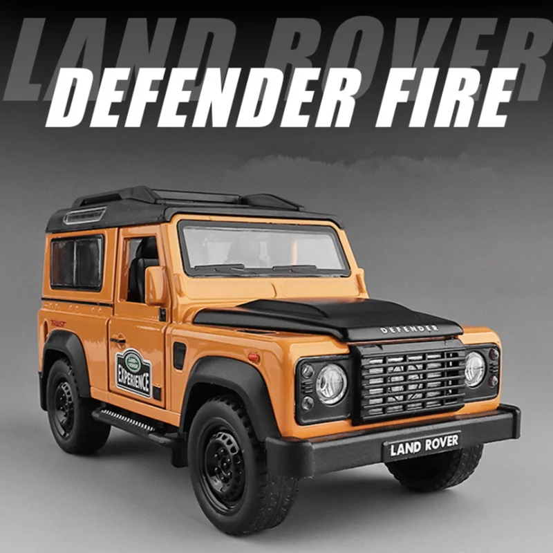 1/32 Land Rover Defender Lega Pressofusi Giocattoli Modello Di Auto Fuoristrada Giocattolo In Metallo Modello Suv Con Luce Sonora Per Bambini Miglior 