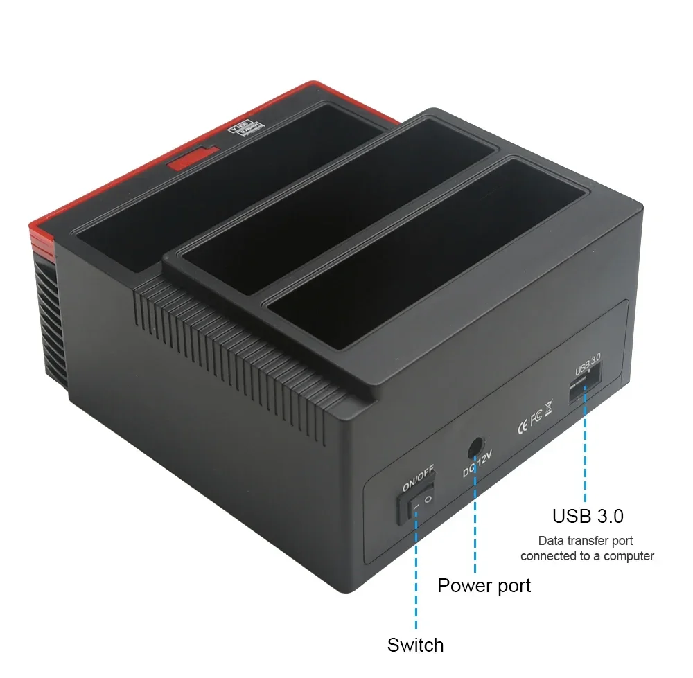 External hard drive housing HDD enclosure Portable hard drive Solid state disk Hard disk Hard disk case External solid state drive SATA IDE HDD USB 3.0 Docking Station For 2.5 3.5 Inch Adapter SSD Solid State Card Reader USB Hub Hdd External Hard Drive