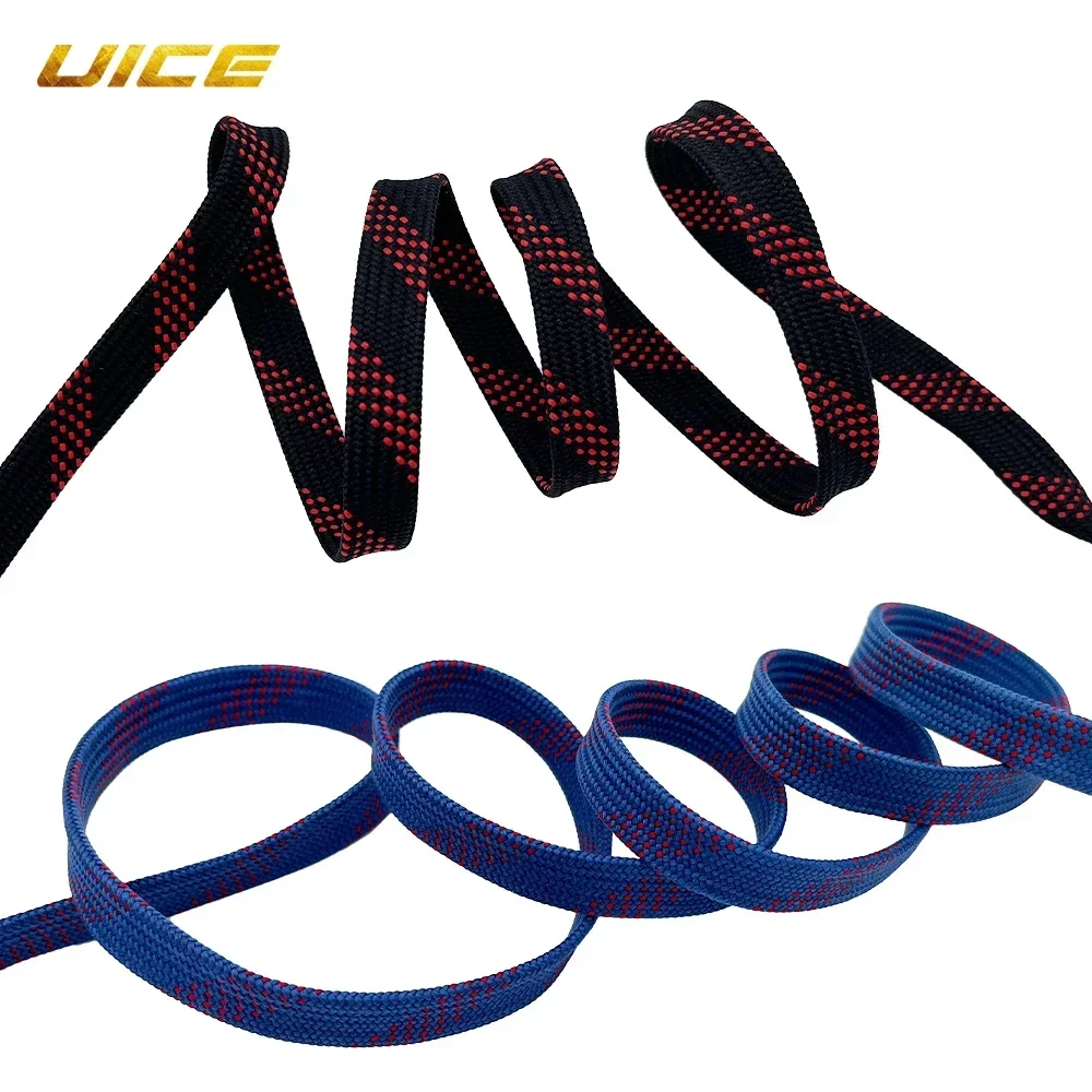 84-130inch Ice Hockey Shoelaces Hockey Skate Laces Box-Packed Dual Layer Braid Reinforced Waxed Tip Accessories hockey skate laces