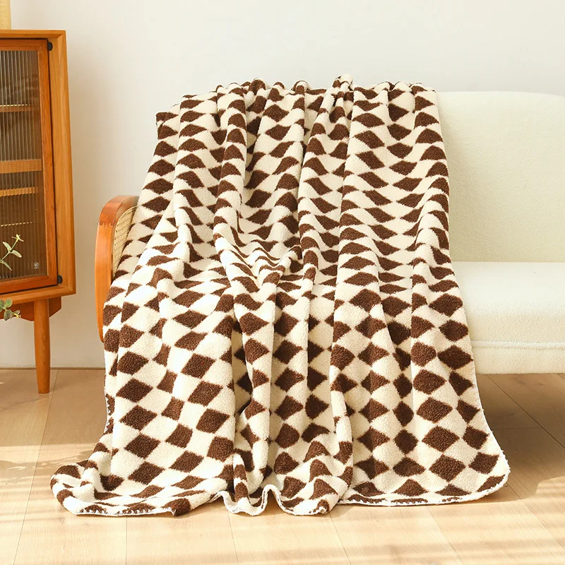 

Soft Warm Coral Fleece Blanket Winter Sheet Bedspread Sofa Throw Light Thin Mechanical Wash Flannel Blankets
