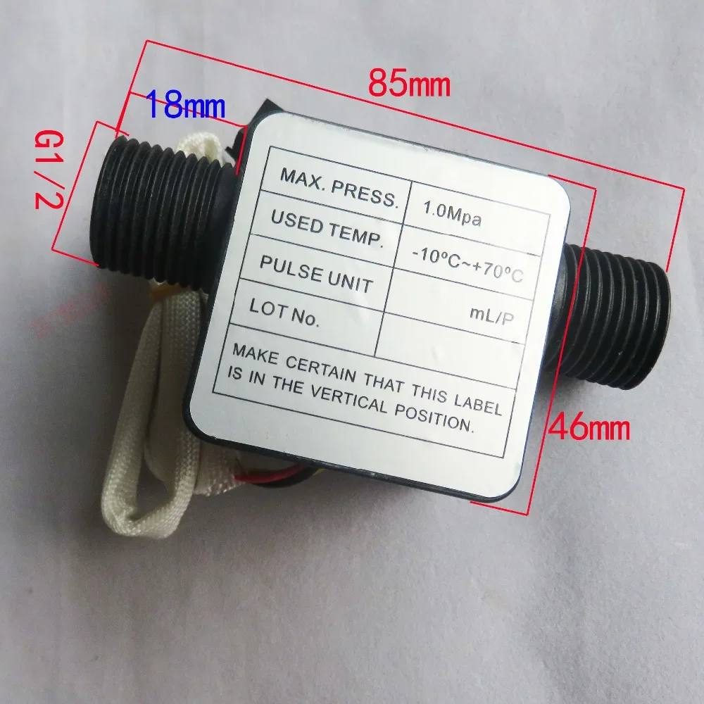 G1/2'' Liquid Fuel Oil Flow Meter Counter diesel gasoline Gear flow sensor 3-12v