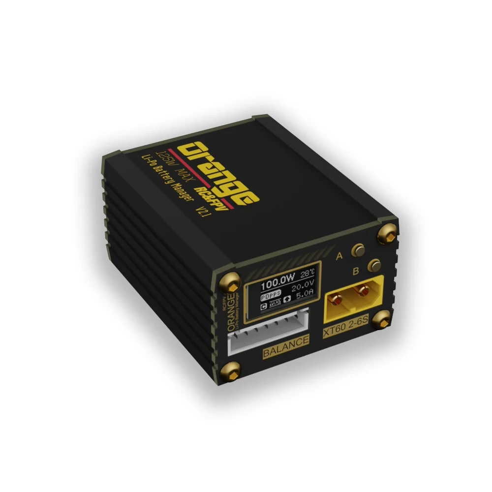 125W DIY Powerbank Motherboard OLED Screen 2S/3S/4S/5S/6S LI21700/LI-PO/LI-HV Battery Fan LED Aluminum Shell Fast Charging Board