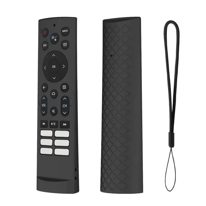 Silicone Protective Case for Hisense ERF3A80 ERFTG80H ERF3F80H Remote Control Smart TV Shockproof Cover Sleeve For ZDA205M