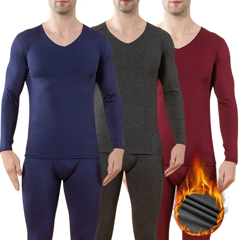 Thermal Underwear Mens Long Johns Men Winter Warm Long Johns Mans