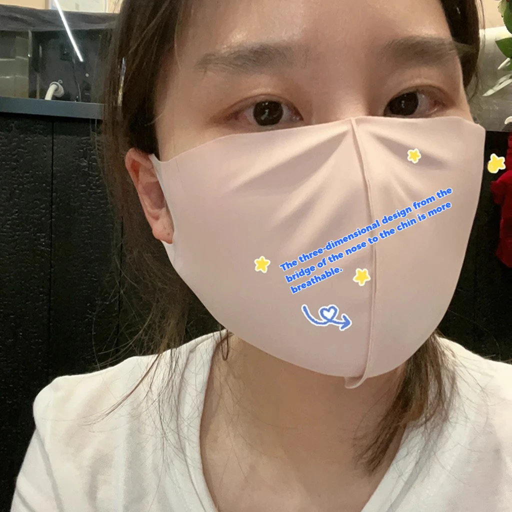 Summer UPF50+ Sun Protection Face Mask for Women Anti-UV Outdoor Riding Breathable Dustproof Eye Perior Protection Mask Men
