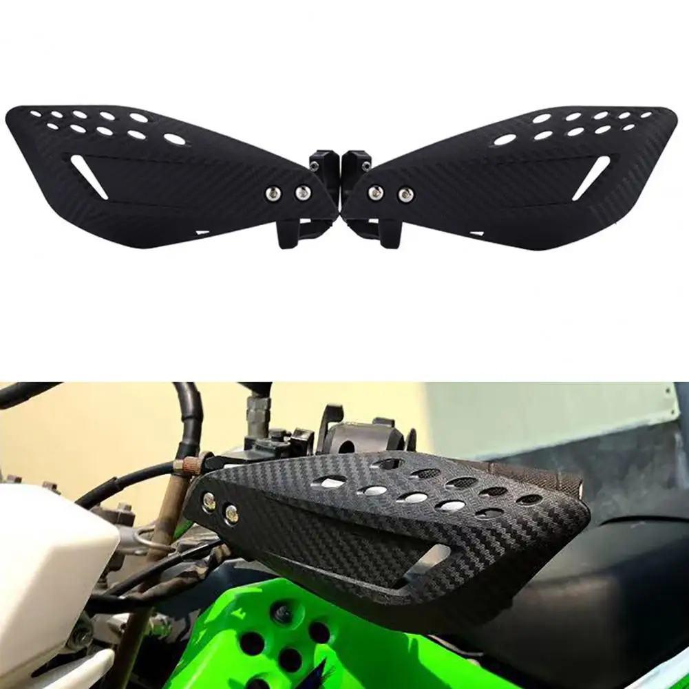1 Pair Handbar Guard Easy To Install Durable High-Strength Safe Riding Sturdy Motorcycle Handle Protector Shield For Dirt Bike