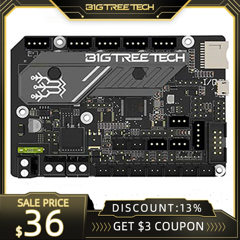 Placa-mãe Bigtreetech Btt Skr Mini e3 V3.0 32bit Driver Tmc2209 para Ender3 Pro Cr10 Atualização Skr V1.4 Peças para Impressora 3d Turbo