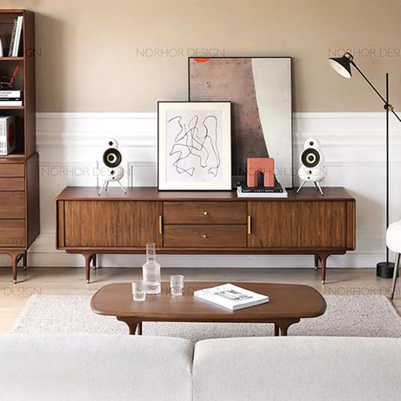로우 보드 TV 스탠드 모바일 마운트 캐비닛 커피 디자인 테이블 텔레비전 나무 모니터, Muebles Para El Hogar 침실 가구