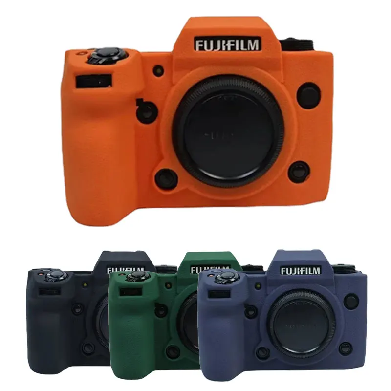Nuova Custodia Morbida Per Armatura In Silicone Per Fujifilm X-H2 X-H2S Fuji Xh2 Xh2S Borsa Per Fotocamera Pelle Del Corpo