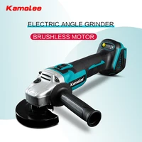 Kamolee 100mm 125MM 5 inche 18500RPM Brushless Cordless Angle Grinder 4 Speed Cutting Compatible For Makita 18V Battery 1