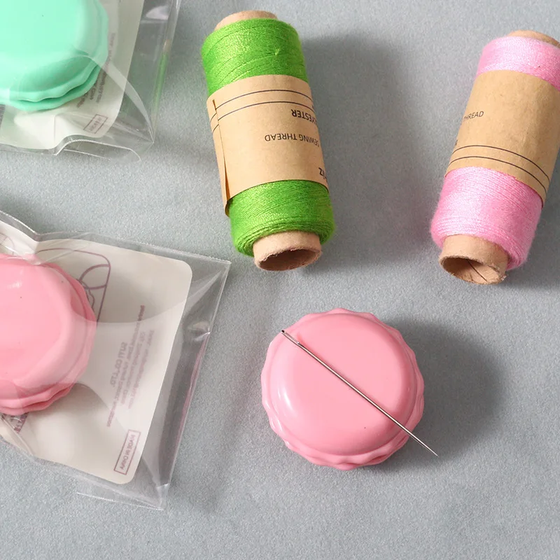 Needle Absorber Macaron Colour Needle Sharpener Erasing Needle Fabric Cross Stitch DIY Sewing Tools Beaded Needle Magnet Case - 3