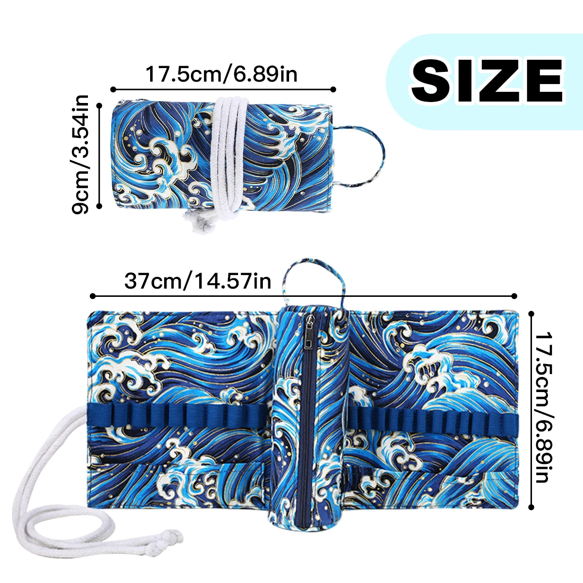 Sewing Accessories Yarn Storage Bag Yarn Storage Organizer New Empty Portable Knitted Wool Bags Fashine Small Yarn Storage Bag Foldable Cerchet Hooks Bags for Sewing Tools Accessories Gif