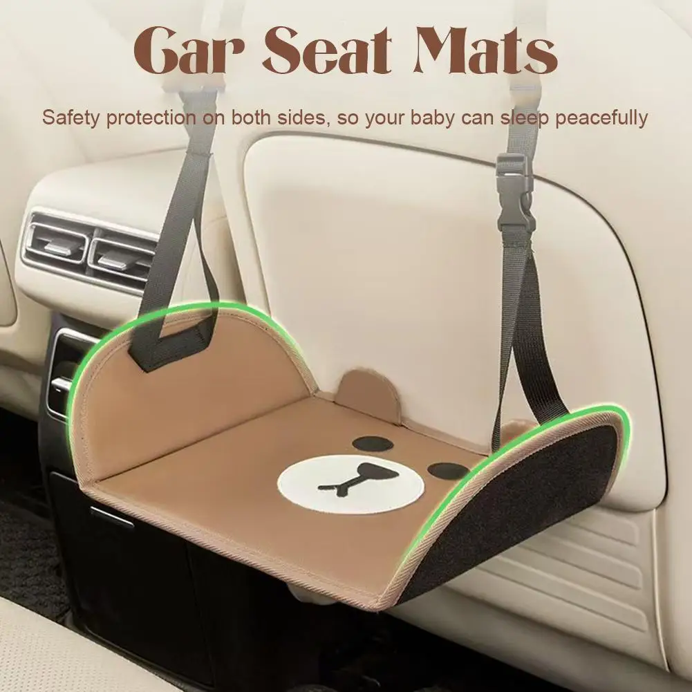 Car Foot Rest Travel Portable Foot Hammock Long Flight Essentials Office Hanging Adjustable Interior Supplies