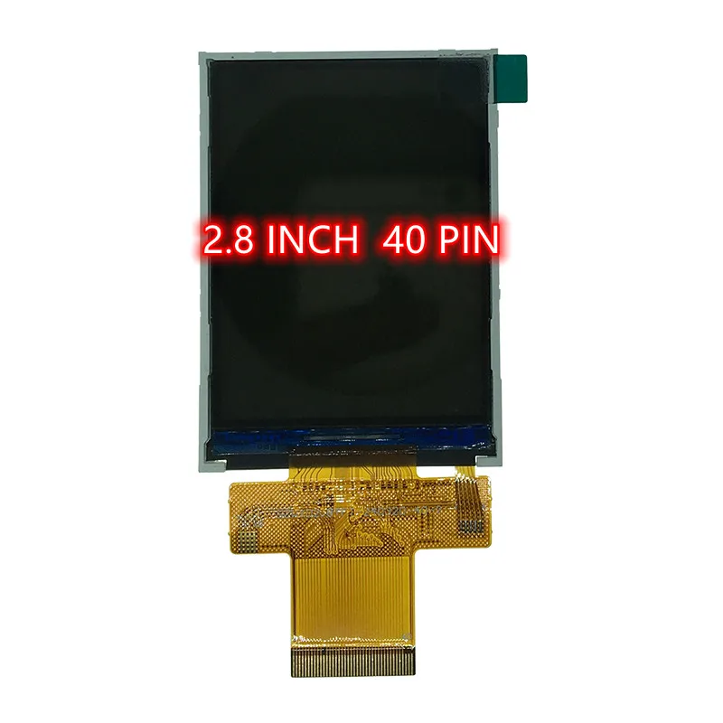 2.4/2.8/3.2/3.5 inch 40 pin TFT LCD display screen Socket MCU I8080 8/16BIT  SPI 3/4 wire PCB IPS full view Factory Original