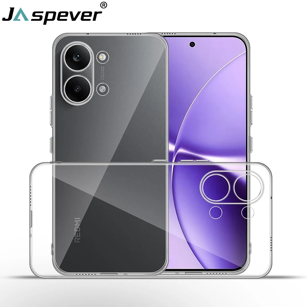 Ultra Thin Transparent Silicone Shockproof Case - Clear TPU Slim Shell